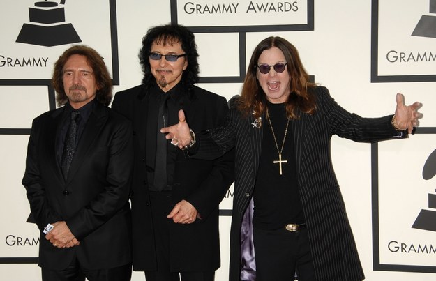 Członkowie zespołu Black Sabbath w Los Angeles na rozdaniu nagród Grammy /Shutterstock