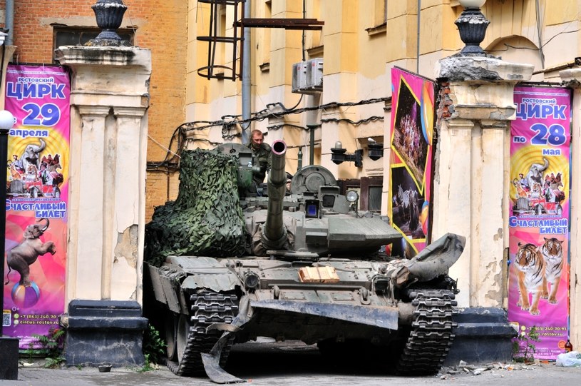 Czołg  Grupy Wagnera w Rostowie nad Donem /Arkady Budnitsky/Anadolu Agency /AFP