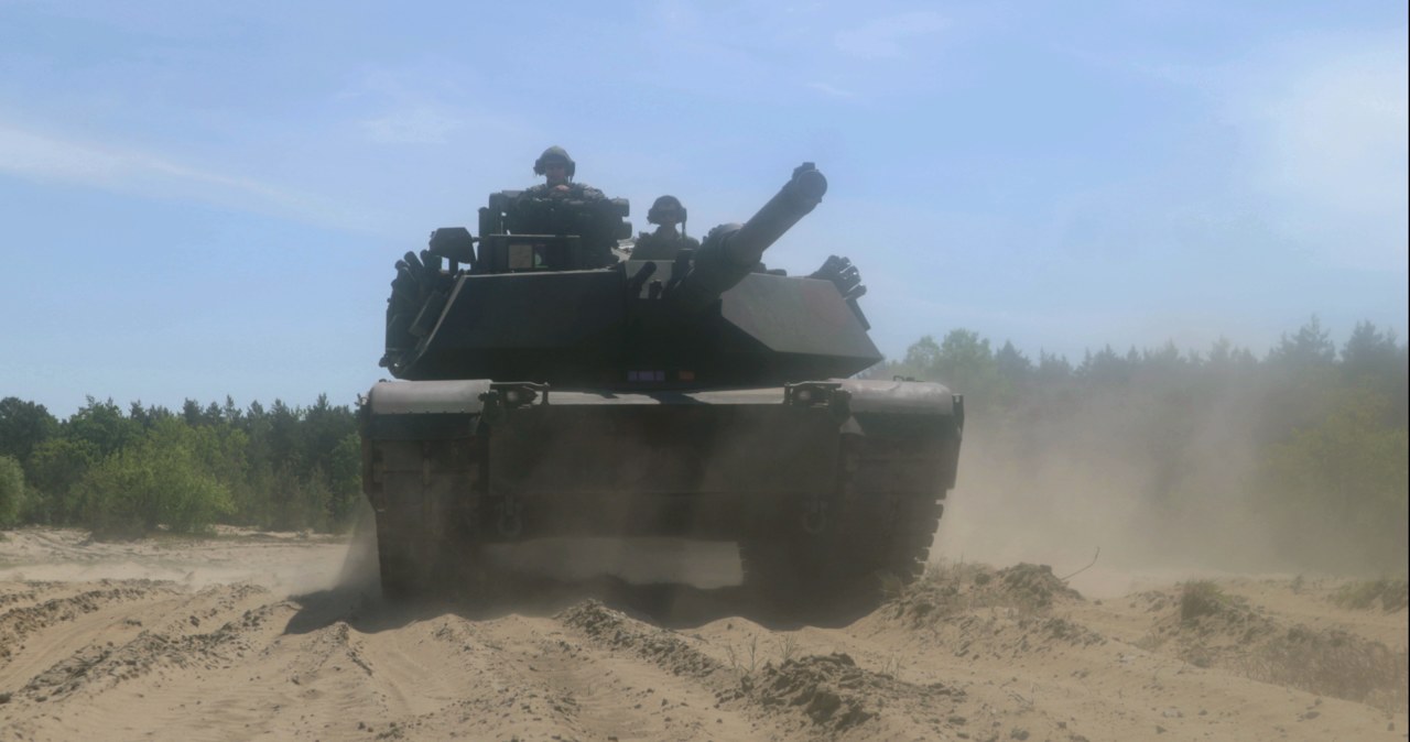 Czołg M1A1 Abrams FEP na poligonie /Marcin Jabłoński /archiwum prywatne
