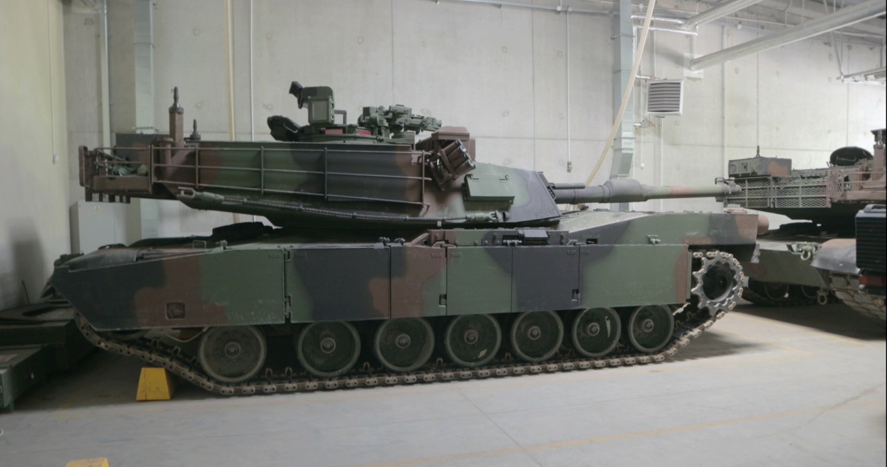 Czołg M1A1FEP Abrams 1. Warszawskiej Brygady Pancernej /Marcin Jabłoński /archiwum prywatne