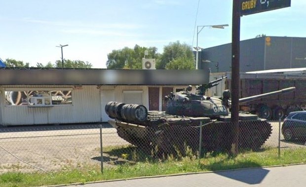 Czołg padł łupem złodziei w Pruszkowie