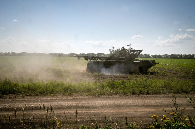 Czołg sił ukraińskich. /Dmytro Smolyenko /PAP/EPA