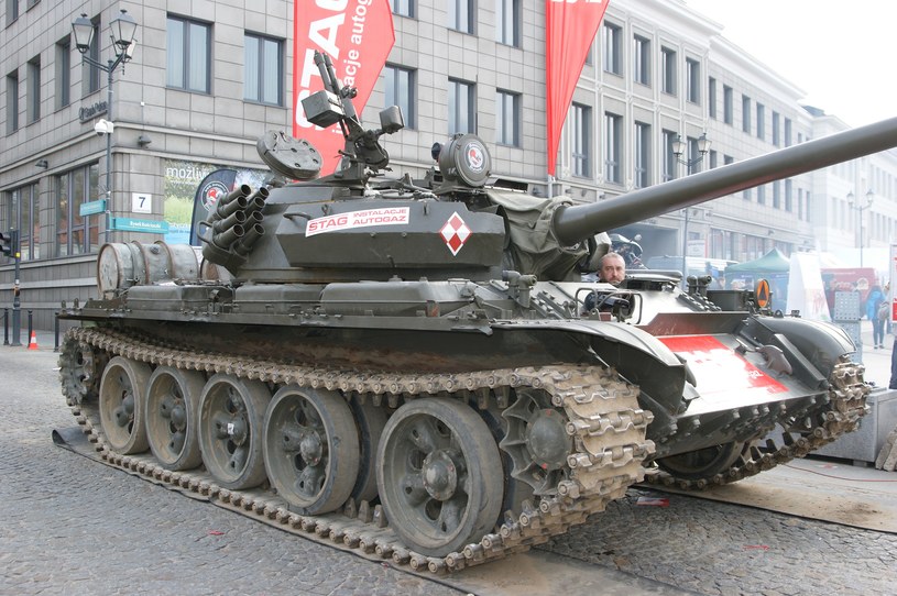 Czołg T-55 na gaz /Informacja prasowa