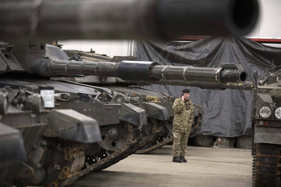 Czołgi Challenger 2 /RICHARD POHLE / Avalon /PAP