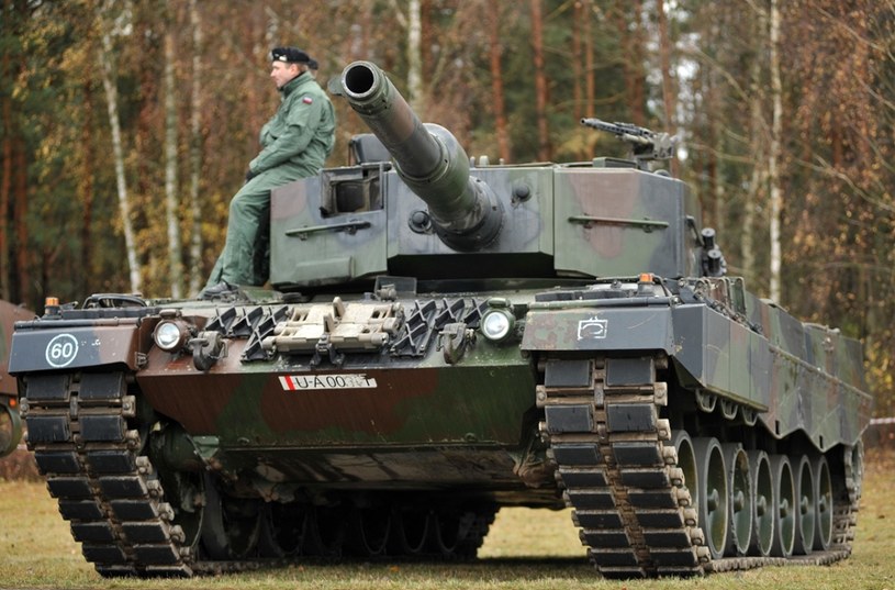 Czołgi Leopard 2A4 trafiły do Polski z nadwyżek Bundeswehry między sierpniem 2002 a czerwcem 2003 roku /Wojciech Strozyk/REPORTER /East News