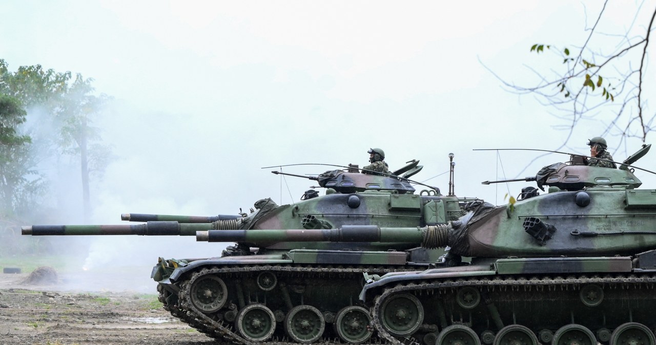 Czołgi M60A3 tajwańskiej armii /SAM YEH / AFP /AFP