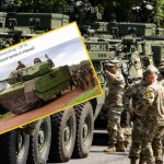 Czołgi ze sklejki na manewrach USA