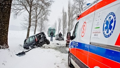 Czołowe zderzenie k. Suchodołu na Mazowszu