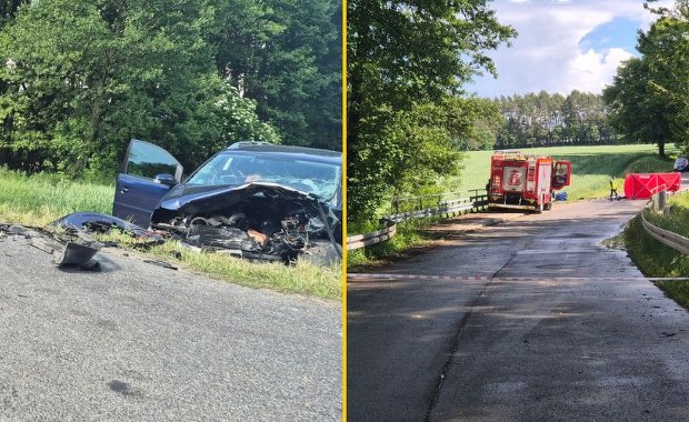 Czołowe zderzenie pod Iławą. Jedna osoba nie żyje, są ranni