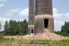 Czterej robotnicy zginęli przy rozbiórce komina w Chorzowie