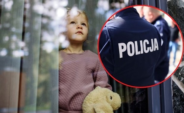 Czterolatka stała w oknie. Policja wkroczyła do akcji