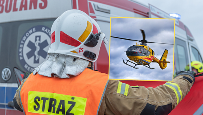 Cztery osoby ranne, śmigłowiec w akcji. Wypadek na S7