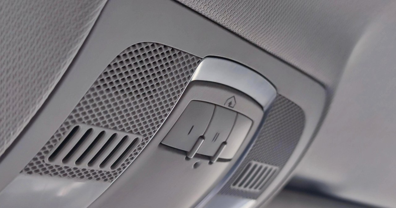Czujniki temperatury we wnętrzu samochodu mogą znajdować się również w podsufitce /Michał Janiszyn /INTERIA.PL