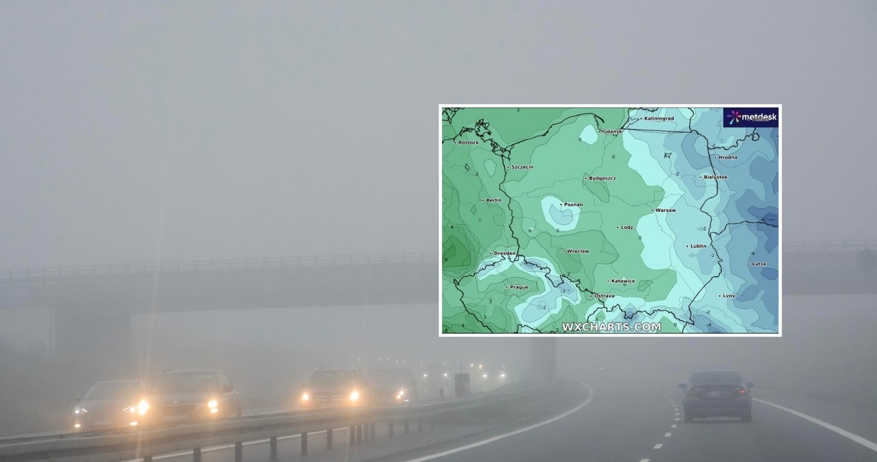 Czwartek będzie przeważnie spokojny, a słabe opady śniegu pojawią się tylko lokalnie w pasie od Kujaw, przez Mazowsze po Podkarpacie. Lokalnie wystąpią również mgły /Władysław Czulak/Agencja Wyborcza.pl/WXCHARTS /