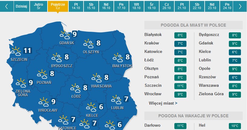Czwartek /INTERIA.PL