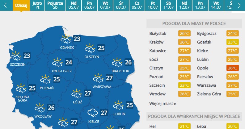 Czwartek /INTERIA.PL