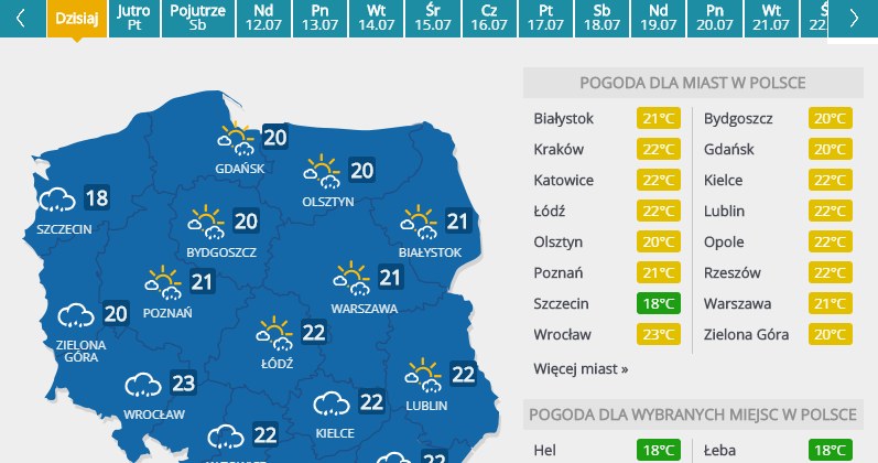 Czwartek /INTERIA.PL