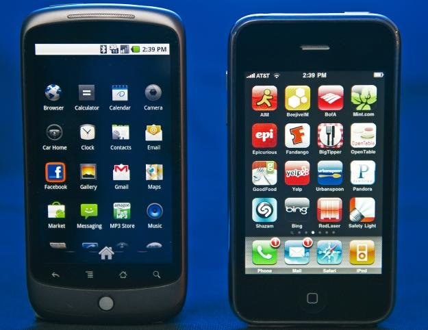 Czy Android to tylko biedniejsza wersja systemu Apple? /AFP