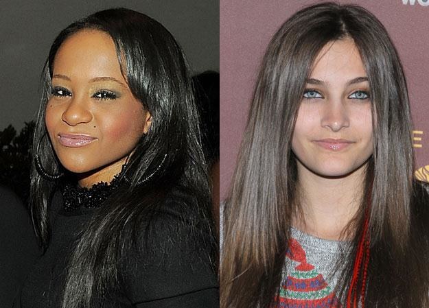 Czy Bobbi Kristina (fot. Larry Busacca) i Paris (fot. Mark Davis) zostaną przyjaciółkami? /Getty Images/Flash Press Media