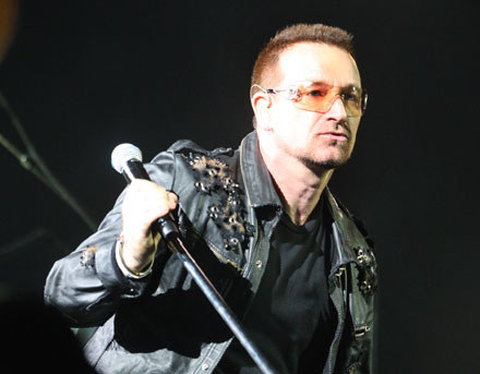Czy Bono i koledzy terminowo dotrą do Polski? fot. Dave Hogan /Getty Images/Flash Press Media