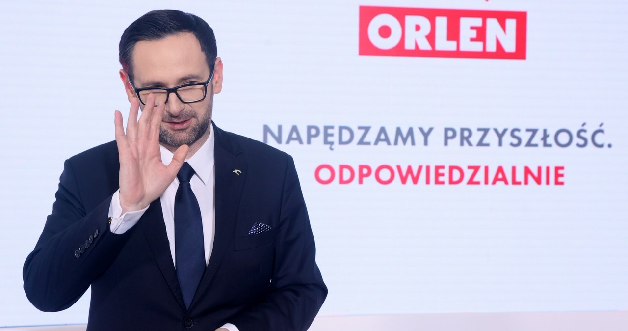Czy Daniel Obajtek, były prezes Orlenu, przebywa za granicą? /Wojciech Olkuśnik /Reporter