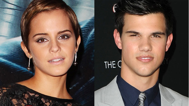Czy Emma Watson zagra Taylorem Lautnerem w filmie "Incarceron"? /Getty Images/Flash Press Media