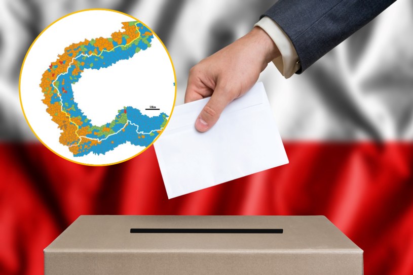 Czy granice zaborów mają wpływ na preferencje wyborcze Polaków? /Geograficzno-polityczny atlas Polski/Facebook /123RF/PICSEL