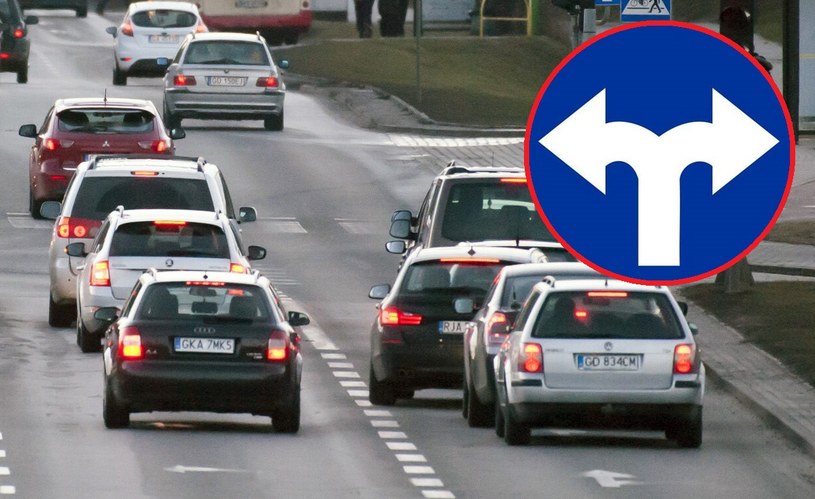 Czy jeśli przy drodze stoi znak C-8, to trzeba używać kierunkowskazów? /Wojciech Strozyk/ /Reporter