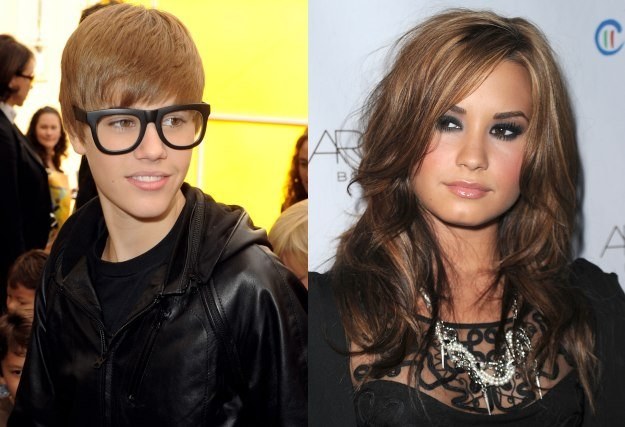 Czy Justin Bieber (fot. Kevin Winter) spotyka się z Demi Lovato (fot. Jason Merritt)? /Getty Images/Flash Press Media