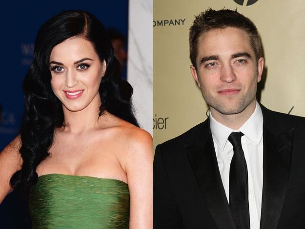 Czy Katy Perry (fot. Dimitrios Kambouris) i Robert Pattinson (fot. David Livingston) są parą? /Getty Images/Flash Press Media