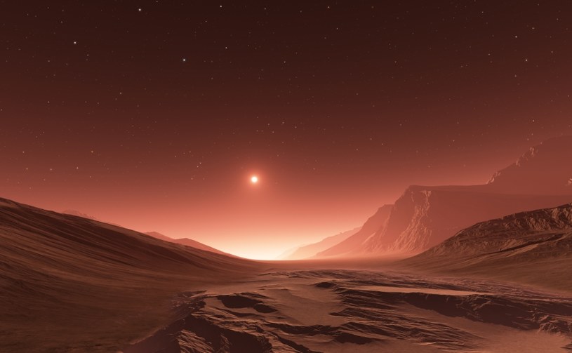 Czy kiedyś uda się potwierdzić życie na Marsie? /123RF/PICSEL