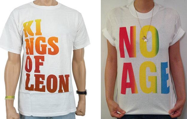 Czy Kings Of Leon podkradli No Age wzór koszulki? /