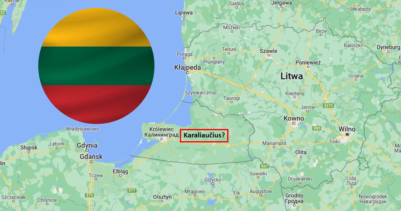 Czy Litwa również przywróci historyczną nazwę Kaliningradu? /Google Maps /123RF/PICSEL