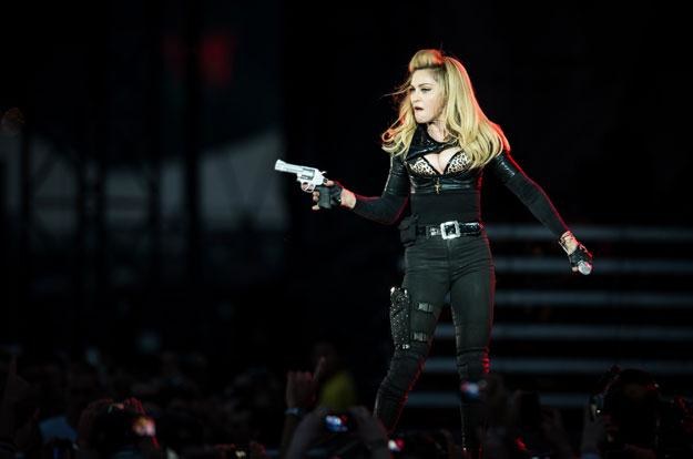Czy Madonna w ten sposób powitała ewentualną teściową? fot. Ian Gavan /Getty Images/Flash Press Media