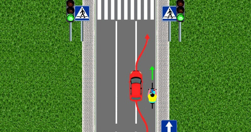 Czy można wyprzedzać rowerzystę na linii ciągłej? /INTERIA.PL
