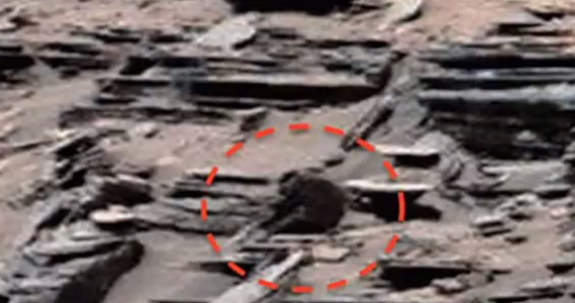 Czy na zdjęciach z Marsa kolejny raz odkryto dowód na istnienie życia na tej planecie? /Innemedium.pl