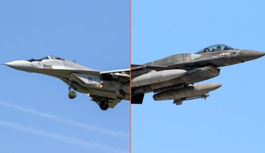 Czy nad Ukrainą spotkają się F-16 i MiG-29? Porównujemy obie maszyny!