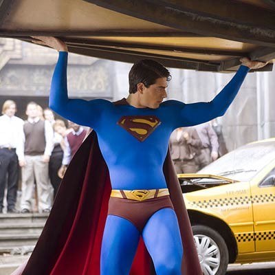 Czy nowy Superman - Brandon Routh, udźwignie ten ciężar? /