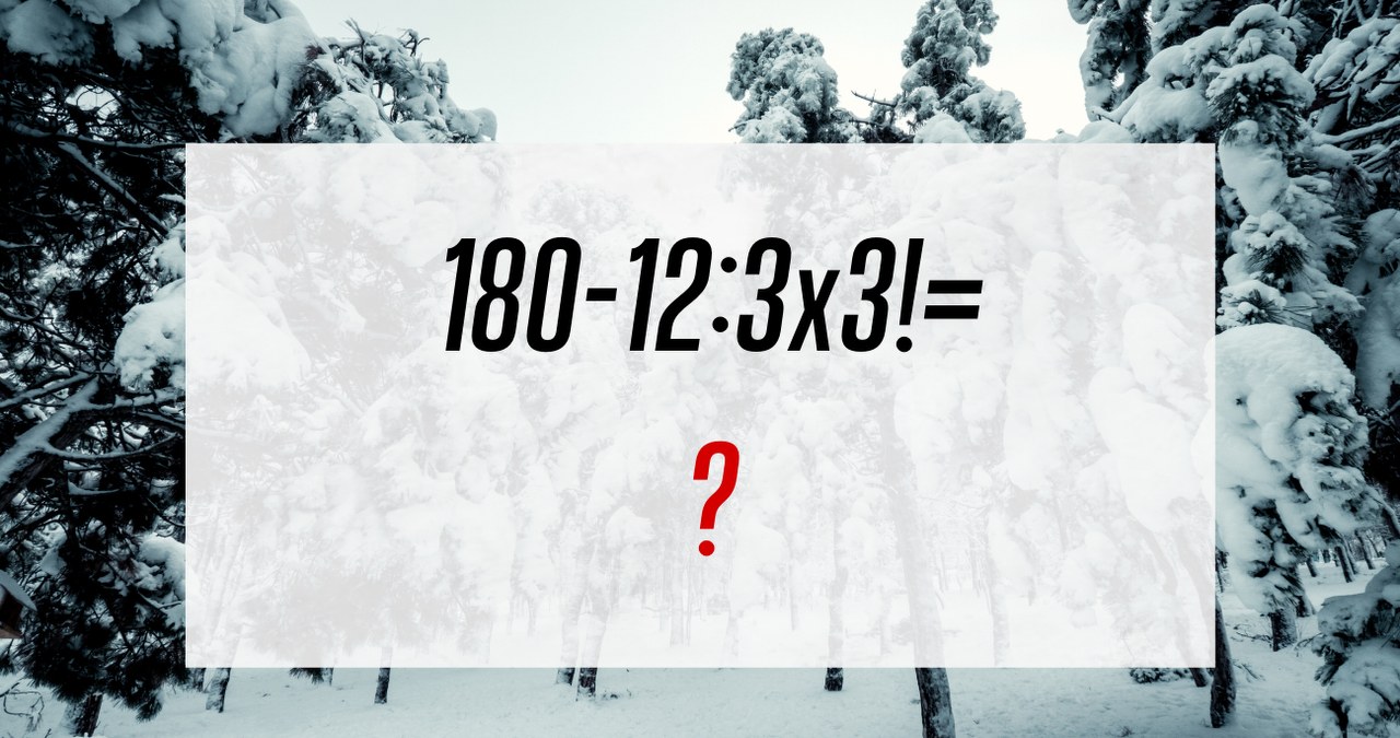 Czy obliczysz to działanie w 15 sekund? /Canva Pro