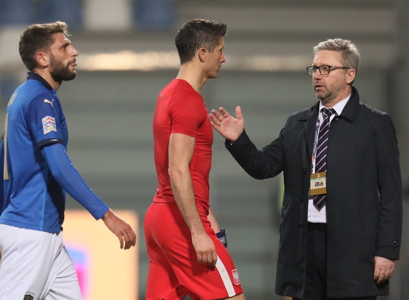 Czy Robert Lewandowski i Jerzy Brzęczek już wszystko wyjaśnili?  / Leszek Szymański / PAP