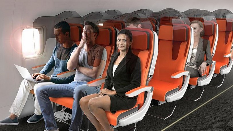 Czy tak będą wyglądały komfortowe samoloty przyszłości? /Geekweek