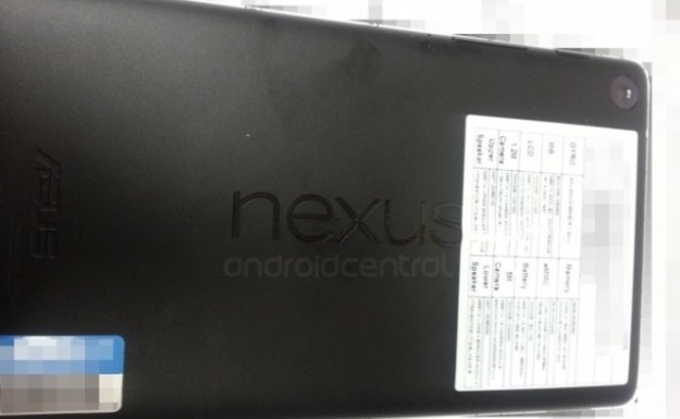 Czy tak wygląda nowy Nexus 7?  Fot. Android Central /materiały prasowe