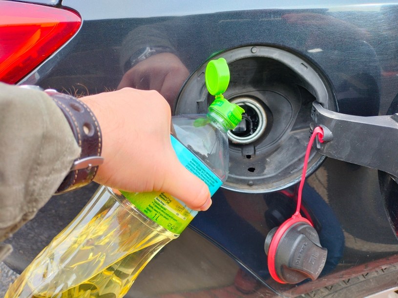 Czy tankowanie auta olejem spożywczym jest bezpieczne? /Paweł Rygas /INTERIA.PL