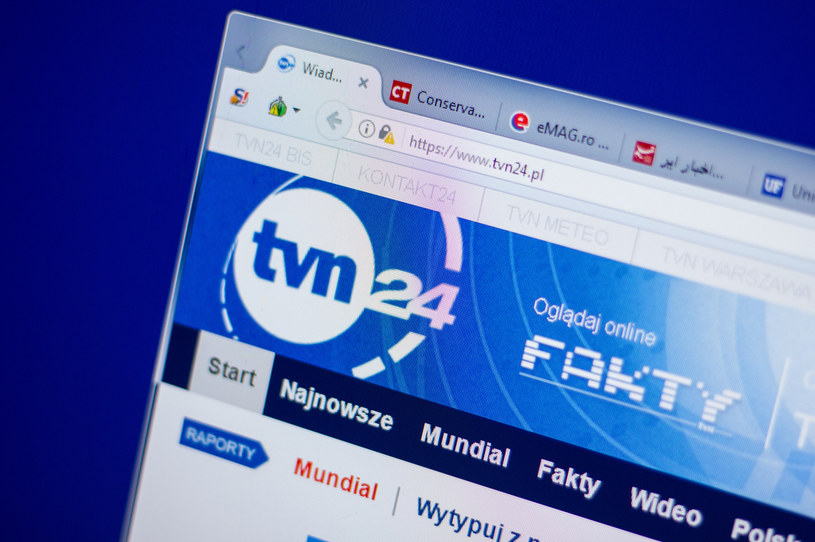 Czy telewizja TVN24 dostanie koncesję? /123RF/PICSEL