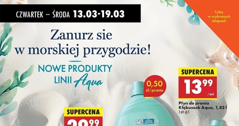 Czy to kolejny zamiennik luksusowych perfum w wersji do prania? Nowy zapach Eden Aqua już w Biedronce! /Biedronka /INTERIA.PL