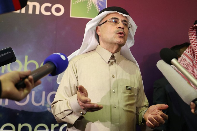 Czy to prawda, że swoje udziały Saudi Aramco może sprzedać kiedy i komu chce - choćby jutro i nawet Rosjanom? Nz. Amin Nasser, prezes Saudi Aramco /AFP