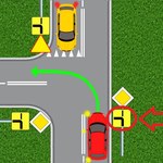 Czy trzeba włączać kierunkowskaz na skrzyżowaniu z pierwszeństwem łamanym?