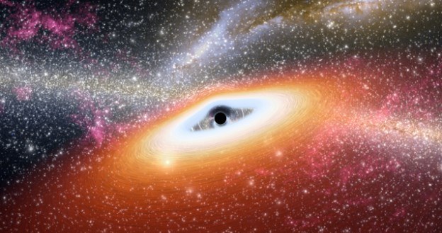 Czy w czarnych dziurach kryją się prymitywne gwiazdy Plancka, emitujące promieniowanie gamma? /NASA
