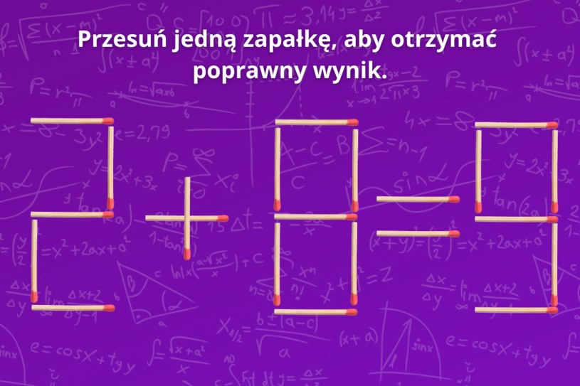 Czy wiesz, jak powinno wyglądać poprawne równanie? /opracowanie własne /INTERIA.PL