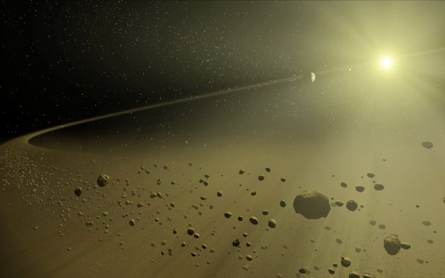 Czy za zmiany jasności KIC 8462852 może odpowiadać planeta podobna do Saturna? /materiały prasowe